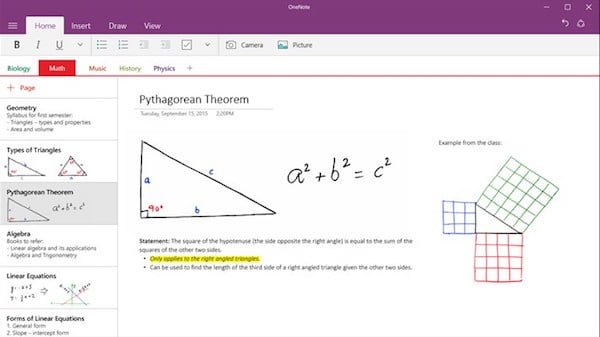 best note taking apps for windows surface pro