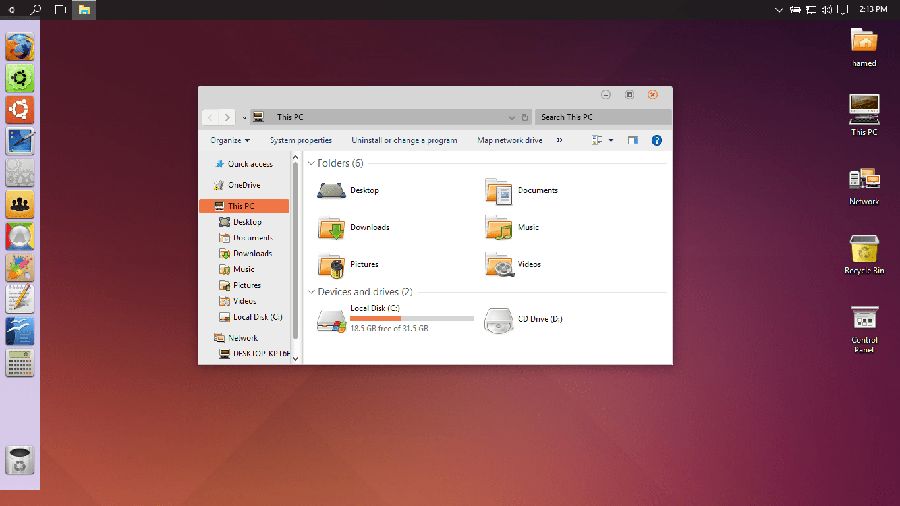 Linux mac os theme