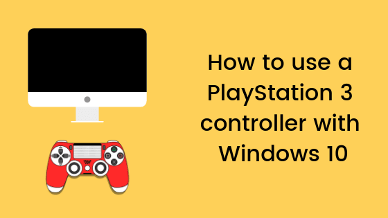 playstation 3 controller windows 10