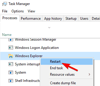 windows 10 alt tab not working