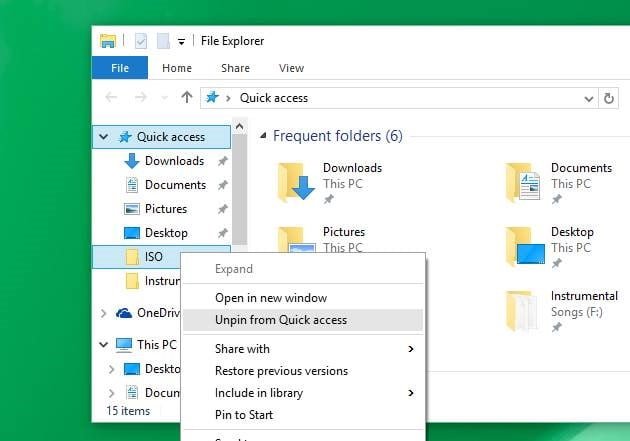 How To Disable Quick Access In Windows 10 Windowsable
