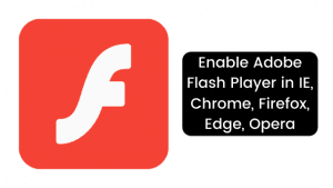 enabling adobe flash player in chrome
