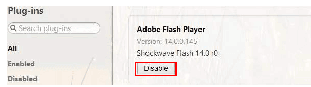 how to enable adobe flash player in opera