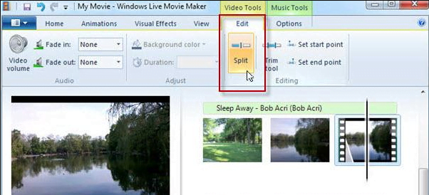 how to add music fades in windows movie maker 2019